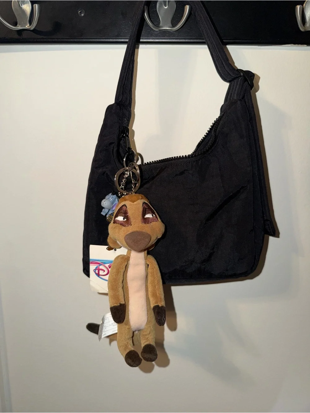 Disney Timon Plush Keychain - Tan & Brown